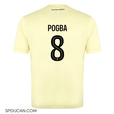 Muški Nogometni Dres AS Monaco Paul Pogba #8 Rezervni 2025-26 Kratak Rukav Muški Nogometni Dres AS Monaco Paul Pogba #8 Rezervni 2025-26 Kratak Rukav